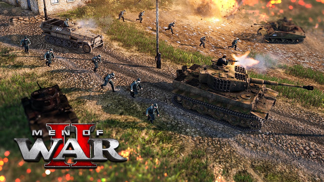 Men of War 2 Germany Gameplay - Men of War II Multiplayer Battle